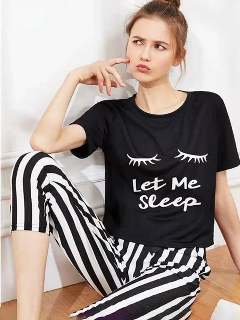 Striped Cotton PJ Set